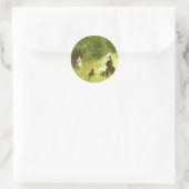 Sticker Rond Dans L'Herbe (Sac)