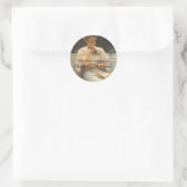 Sticker Rond Dans l'Orangerie par Perugini Ex-libris (Sac)