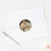 Sticker Rond Dans l'Orangerie par Perugini Ex-libris (Enveloppe)