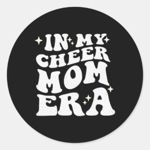 Sticker Rond Dans mon époque de maman cheerleading