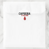 Sticker Rond Dans Mon Sang CAPOEIRA (Sac)