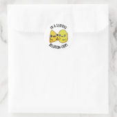 Sticker Rond Dans une relation sérieuse -chip Drôle de jeu de m (Sac)
