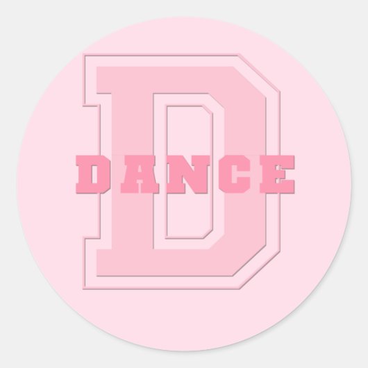 Sticker Rond Danse (Devant)