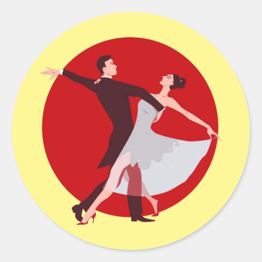 Sticker Rond Danse (Devant)