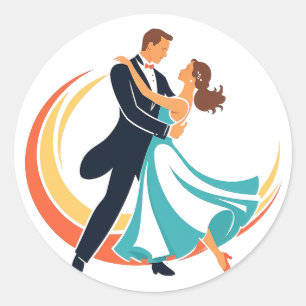 Sticker Rond Danse