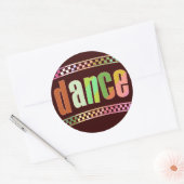 Sticker Rond Danse (Enveloppe)