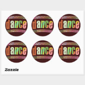 Sticker Rond Danse (Feuille)