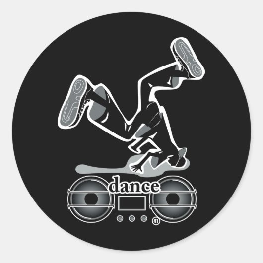 STICKER ROND DANSE2 (Devant)
