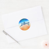 Sticker Rond Danse 3 CLASSEUR RING (Enveloppe)