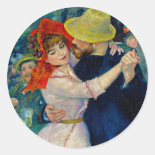 Sticker Rond Danse à Bougival Pierre Renoir