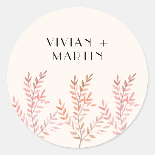 Sticker Rond Danse avec le murmure du vent (Devant)