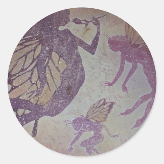 Sticker Rond Danse avec les fées (Devant)