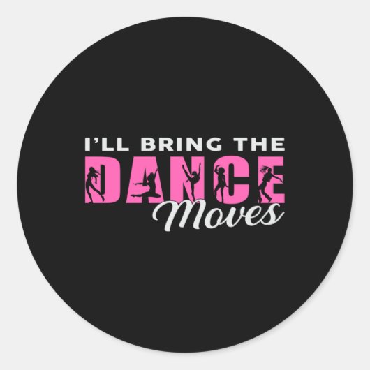 Sticker Rond Danse Ballerina Danse Queen Dancer Ballet Cadeau (Devant)