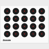 Sticker Rond Danse Danse (Feuille)