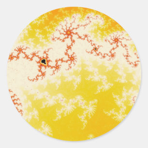 Sticker Rond Danse de la lumière du soleil