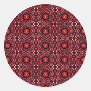 Sticker Rond Danse de l'autocollant Fleurs