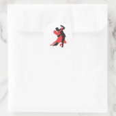 Sticker Rond danse en couple (Sac)