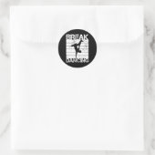 Sticker Rond Danse Hip hop B- (Sac)