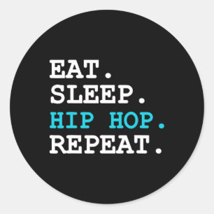 Sticker Rond Danse Hip hop Rose Pour Femmes Hommes Enfants Gir