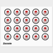 Sticker Rond Danse I Heart Tap (Feuille)