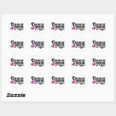 Sticker Rond Danse maman (Feuille)