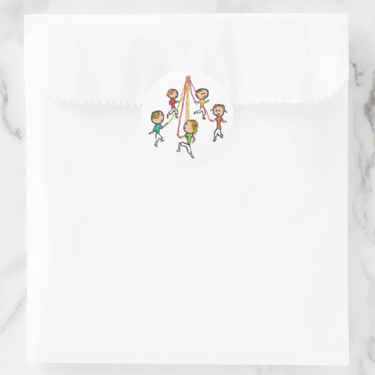 Sticker Rond Danse Maypole (Sac)
