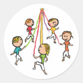 Sticker Rond Danse Maypole (Devant)