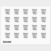 Sticker Rond danse pluie (Feuille)