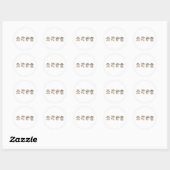 Sticker Rond Danse SCWT (Feuille)