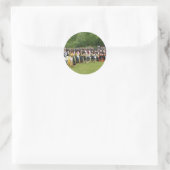Sticker Rond Danse traditionnelle grecque (Sac)