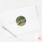 Sticker Rond Danse traditionnelle grecque (Enveloppe)