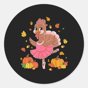 Sticker Rond Danser Turquie Danse Ballet Lover Danser Thanksgiv
