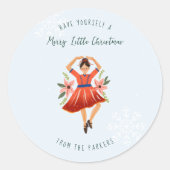 Sticker Rond Danses | 12 Jour de Noël (Devant)