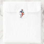 Sticker Rond Danseuse Hip hop Thunder_Cove (Sac)