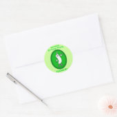 Sticker Rond Dansez, Anniversaire Pickle, Dansez ! (Enveloppe)