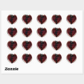 Sticker Rond Dansez dans mon coeur (Feuille)