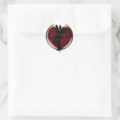 Sticker Rond Dansez dans mon coeur (Sac)