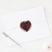 Sticker Rond Dansez dans mon coeur (Enveloppe)