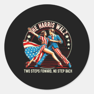 Sticker Rond Dansez Le Harris Wheimer Deux Étapes Pas D'Étape