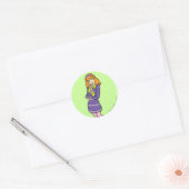 Sticker Rond Daphne Wondering (Enveloppe)