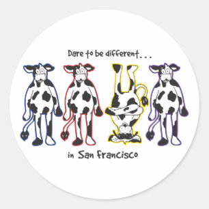 STICKER ROND DARE-SAN-FRAN