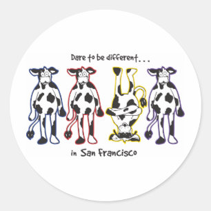 STICKER ROND DARE-SAN-FRAN
