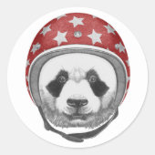 Sticker Rond Daredevil Panda (Devant)