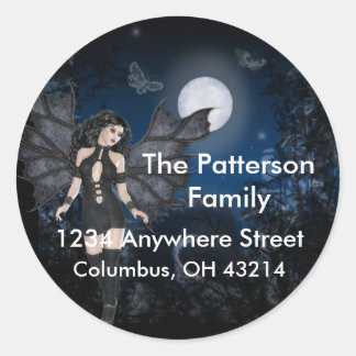 Sticker Rond Dark Angel & Dark Night Series