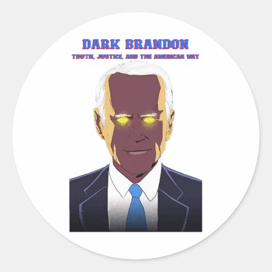 Sticker Rond Dark Brandon (Devant)