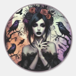 Sticker Rond Dark Enchantment