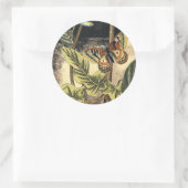 Sticker Rond Dark Nature Scene par Vision Studio (Sac)