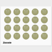 Sticker Rond darkcookies (Feuille)