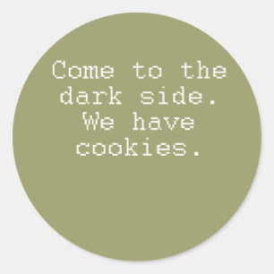 Sticker Rond darkcookies