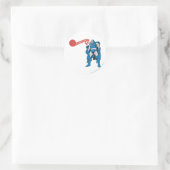 Sticker Rond Darkseid Utilise Des Puissances Psioniques (Sac)